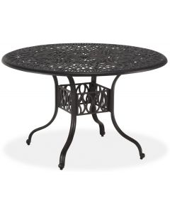 Eli Cast Aluminum 48" Dining Table - Antique Bronze