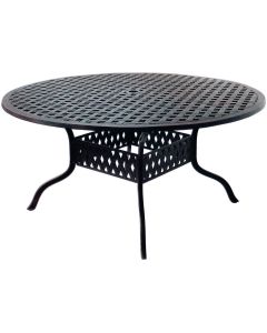 Series 3000 Cast Aluminum 60 Inch Patio Dining Table - Antique Bronze