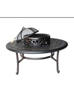 Heritage Outdoor Living Elisabeth Cast Aluminum Ice Tea Table - Antique Bronze