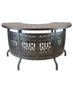 Heritage Outdoor Living Elisabeth Cast Aluminum Party Bar Table - Antique Bronze