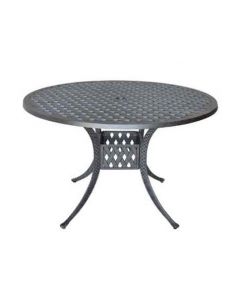 Nassau Cast Aluminum 42" Round Table Series 3000 - Antique Bronze