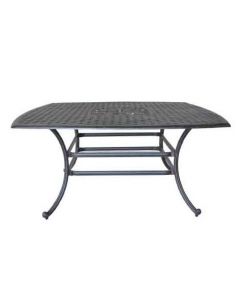 Nassau Cast Aluminum 64" Square Table Series 3000 - Antique Bronze