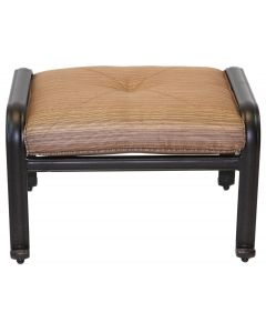 Heritage Outdoor Living Nassau Cast Aluminum Ottoman - Antique Bronze