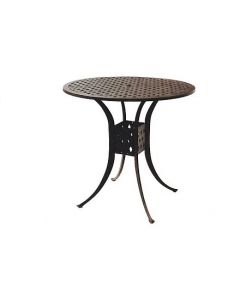 Heritage Outdoor Living Nassau Cast Aluminum 42" Bar Table - Antique Bronze