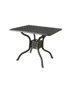 Nassau Cast Aluminum 36" Square Table Series 3000 - Antique Bronze