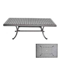 Heritage Outdoor Living Nassau Cast Aluminum 36"X56" Coffee Table - Antique Bronze