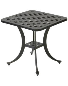 Nassau 21x21 End Table Square Series 3000 - Antique Bronze Finish